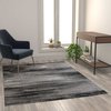 Flash Furniture Gray 5x7 Abstract Area Rug ACD-RGTRZ863-57-GY-GG